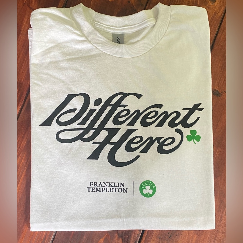 Boston Celtics ‘Different here’ NBA Champions celebratory tee!